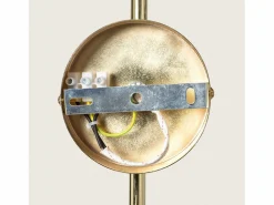 Ledkia Lámpara de Pared Metal y Cristal Baudelaire Rosa