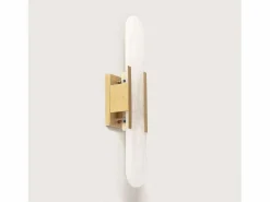 Ledkia Lámpara de Pared Metal y Mármol Nandra
