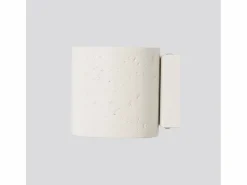 Best Sollux Lighting Lámpara de pared Orbis industrial de concreto - 1 fuentes luminosas - L.10 x A.10 cm - Beige