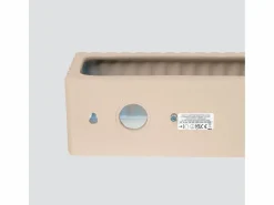 Outlet Sollux Lighting Lámpara de pared Rigata moderno de cerámica - 1 fuentes luminosas - L.34 x A.10 cm - pardo Gris