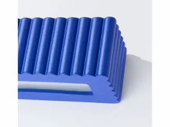 Sollux Lighting Lámpara de pared Rigata moderno de cerámica - 1 fuentes luminosas - L.34 x A.10 cm - ultramarino