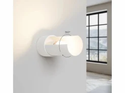 Outlet Lámpara de pared Torow minimalista de acero - 1 fuentes luminosas 4000K - L.10 x A.21 cm - Aplique Para Pared