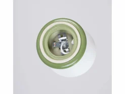 Sale Sollux Lighting Lámpara de pared Zori minimalista de cerámica/vidrio vidriado - 1 fuentes luminosas - L.12 x A.12 cm - oliva Verde