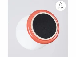 Outlet Sollux Lighting Lámpara de pared Zori minimalista de cerámica/vidrio vidriado - 1 fuentes luminosas - L.12 x A.12 cm - durazno Rosa