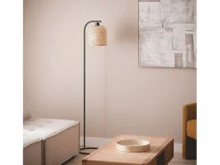 Outlet Ledkia Lámpara de Pié Bambú Adola Natural Color natural claro