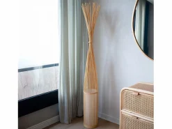 Rendez-Vous Déco Lámpara de pie de bambú natural 1m70 - Huron