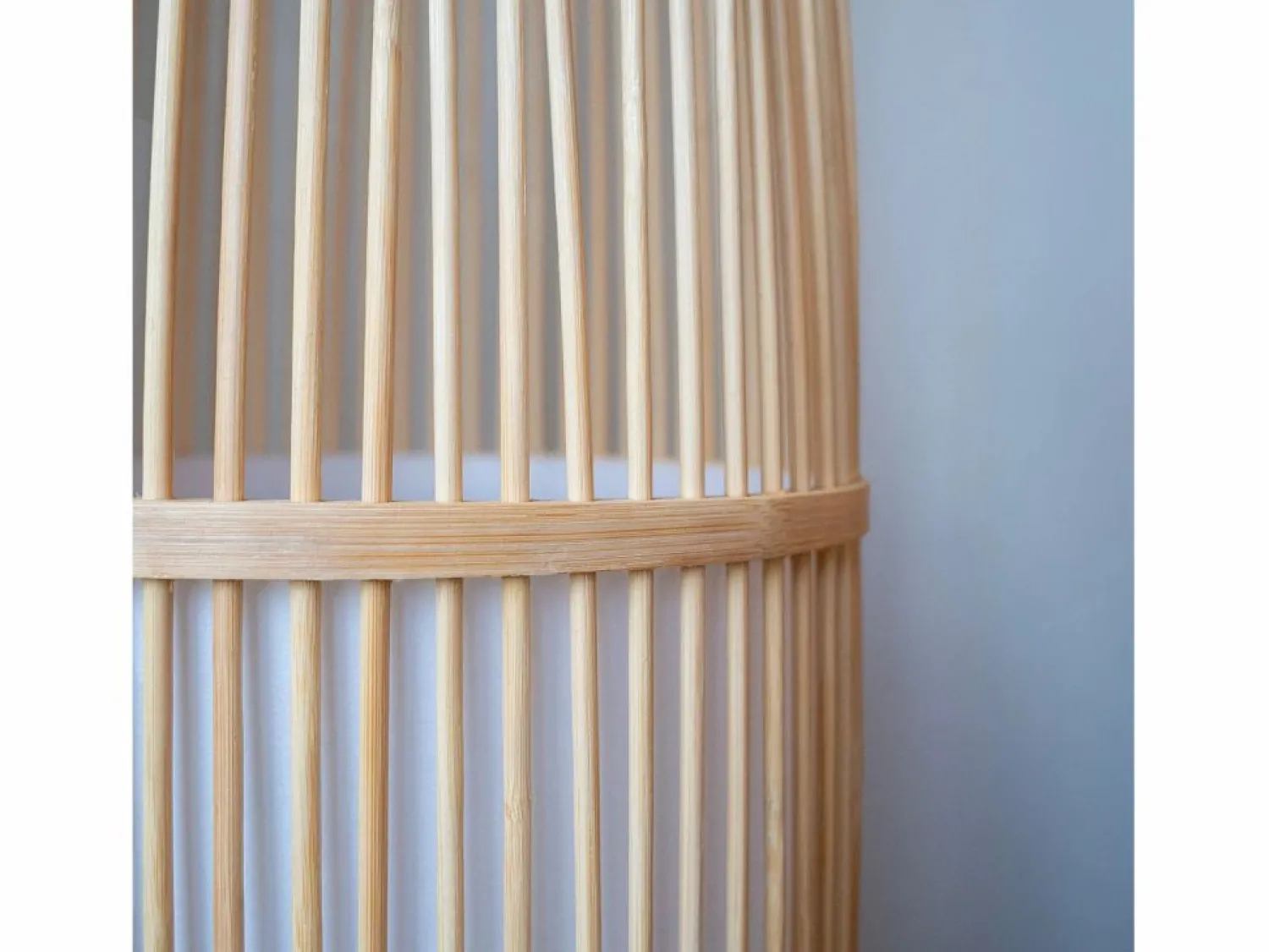 Rendez-Vous Déco Lámpara de pie de bambú natural 1m70 - Huron