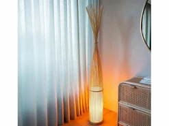Rendez-Vous Déco Lámpara de pie de bambú natural 1m70 - Huron
