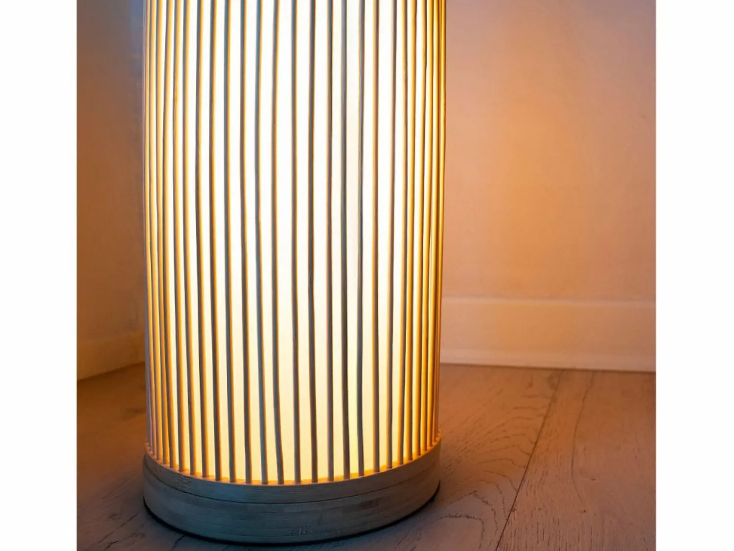 Rendez-Vous Déco Lámpara de pie de bambú natural 1m70 - Huron