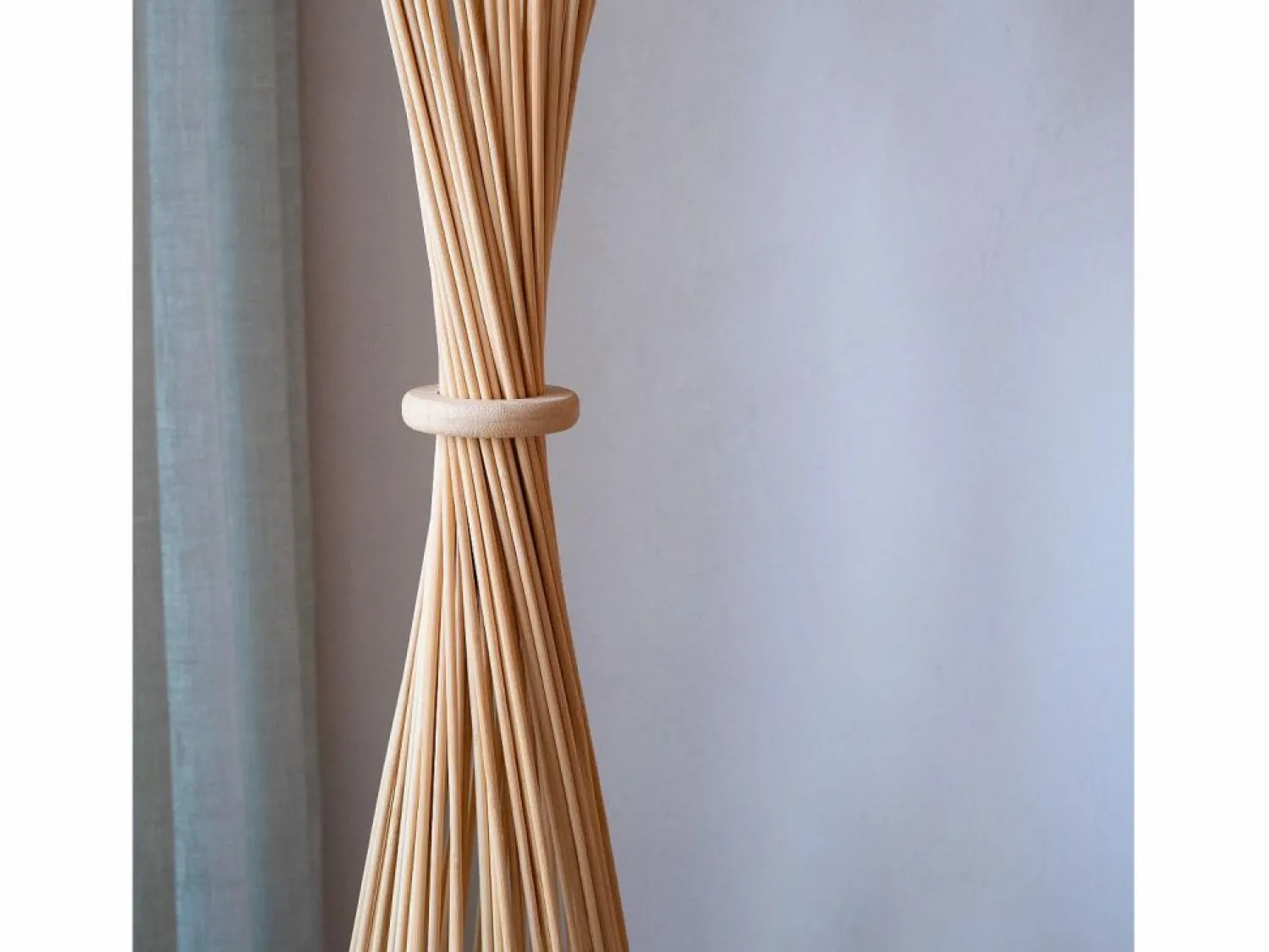Rendez-Vous Déco Lámpara de pie de bambú natural 1m70 - Huron