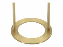 Lámpara de pie GLAMY ARC Ø 28X168 en metal dorado con pantalla de vidrio blanco