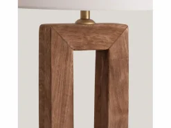 Hot Lámpara de Pie Madera Abner Natural Lámpara De Pie