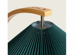 Hot Ledkia Lámpara de Pie Madera Luanda Verde