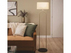 Ledkia Lámpara de Pie Metal Brilthor Dorado