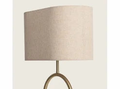 Ledkia Lámpara de Pie Metal Brilthor Dorado