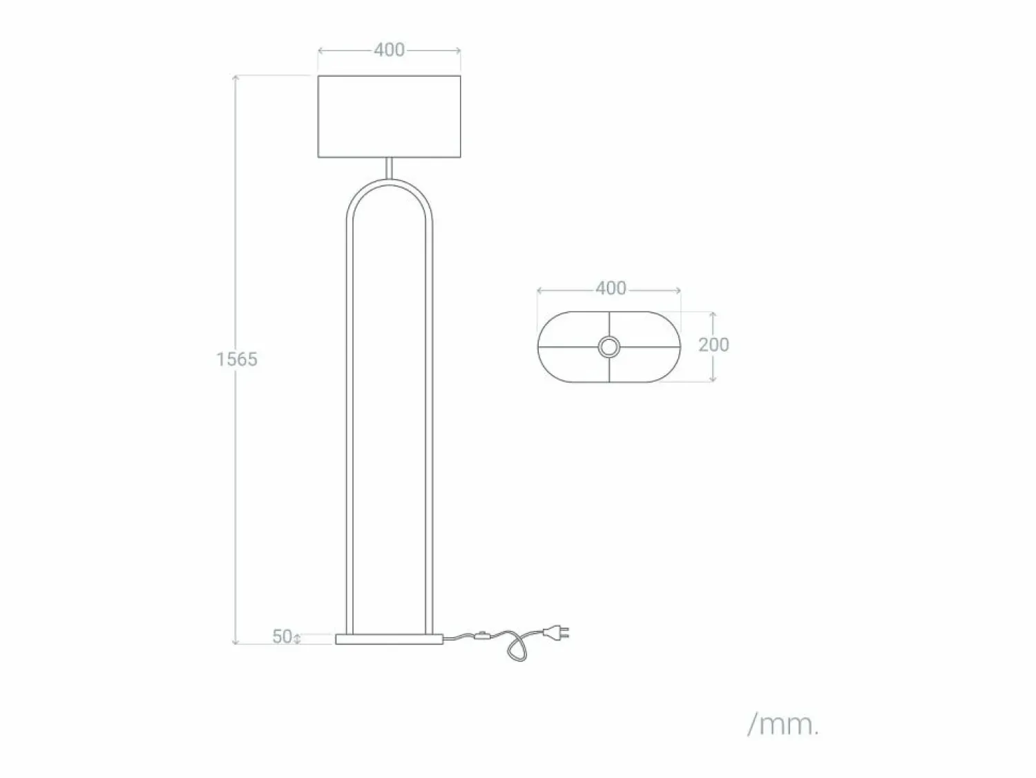 Ledkia Lámpara de Pie Metal Brilthor Dorado
