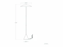 Ledkia Lámpara de Pie Metal Irmah