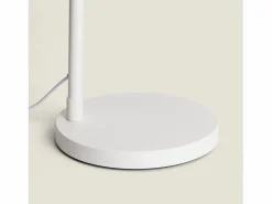 Online Ledkia Lámpara de Pie Metal y Bambú Ailen Blanco