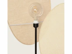 Sale Lámpara de Pie Metal y Tela Elliptica Lámpara De Pie
