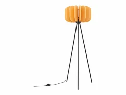Sollux Lighting Lámpara de pie Mula moderno de fieltro/acero - 1 fuentes luminosas - L.45 x A.134 cm - /negro