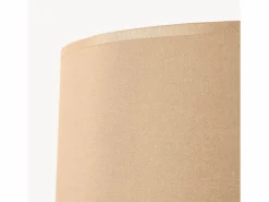 Sollux Lighting Lámpara de pie Natt moderno de tela/PVC/madera - 1 fuentes luminosas - L.77 x A.140 cm - color topo/madera natural