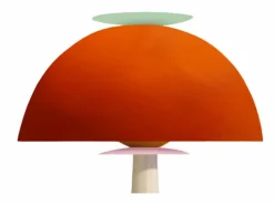 Hot TOSEL Lámpara de Pie ,madera,,A165xD43xP43cm Naranja