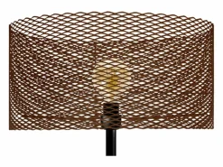 TOSEL Lámpara de Pie ,metal,natural, A 160xD45xP45cm