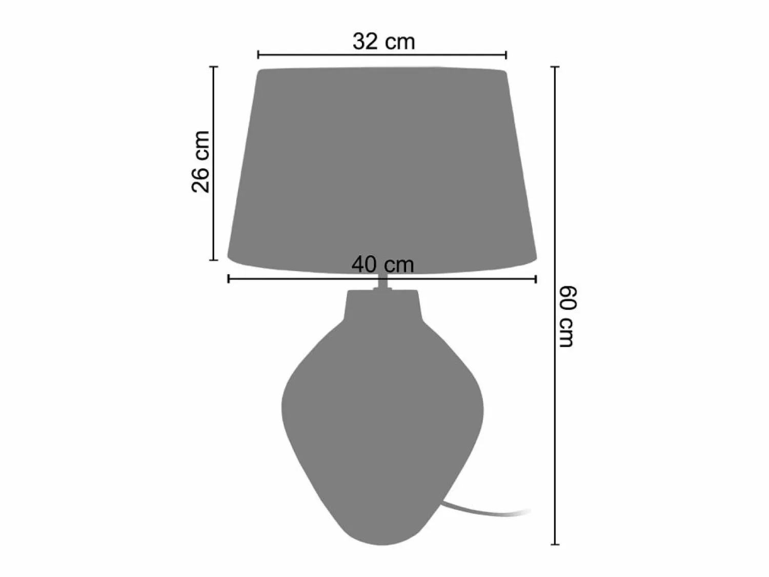 TOSEL Lámpara de Salón ,vidrio, s,A60xD 40xP40cm Violeta