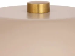 Clearance Lámpara de sobremesa con forma de seta en metal, D. 26 x Alt. 39 cm, , WINDY Lámpara De Mesa