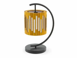 Discount Lámpara de sobremesa de contrachapado color miel Lámpara De Mesa