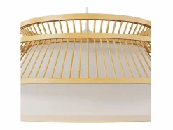 New Rendez-Vous Déco Lámpara de techo de bambú natural 46 cm - Maupiti Beige