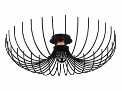 Sale Lámpara de techo de metal industrial - lámpara D. 56 x Alt. 16 cm - - ASPENDOS Plafón