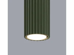 Best Lámpara de techo Gloow minimalista de aluminio - 1 fuentes luminosas 3000K - L.6,5 x A.40 cm - oliva Plafón