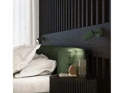 Best Lámpara de techo Gloow minimalista de aluminio - 1 fuentes luminosas 3000K - L.6,5 x A.40 cm - oliva Plafón