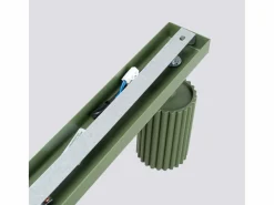 Discount Lámpara de techo Gloow minimalista de aluminio - 4 fuentes luminosas 3000K - L.81 x A.16,5 cm - oliva Plafón