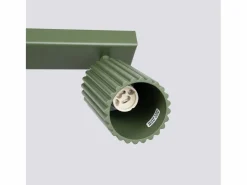 Discount Lámpara de techo Gloow minimalista de aluminio - 4 fuentes luminosas 3000K - L.81 x A.16,5 cm - oliva Plafón