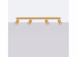 Sollux Lighting Lámpara de techo Gloow minimalista de aluminio - 4 fuentes luminosas 3000K - L.81 x A.16,5 cm -