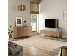 Best Lámpara de techo Kairi de papel trenzado, diámetro 42 cm Lámpara Suspendida