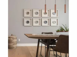 Sale Lámpara de techo TANIA estilo moderno - Alt. 33 cm - GU10 50W - base ø8 cm- acero y cobre- IP20 Cobrizo