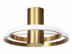 Outlet Lámpara De Techo Toolight App1403-Cw Brush Gold Plafón