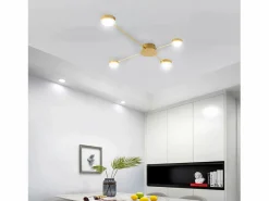 Best Lámpara De Techo Toolight Led App520-4C Gold Dorado
