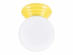 Sollux Lighting Lámpara de techo Zori minimalista de cerámica/vidrio vidriado - 1 fuentes luminosas - L.12 x A.12 cm -
