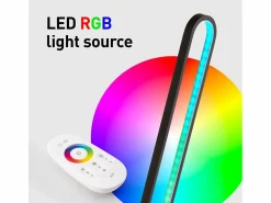 AHD Lámpara LED moderna con mando a distancia RGB Markab