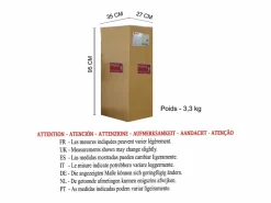 New TOSEL Lámpara para Escritorio ,metal, ,A160xD30xP40cm Azul