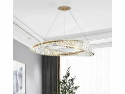 Lámpara Toolight App1201-Cp Cristal 50Cm Gold Lámpara Suspendida