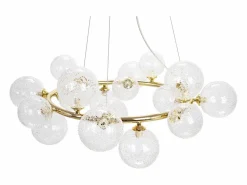 New Lámpara Toolight App907-20Cp Gold Lámpara Suspendida