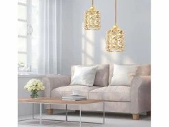 Lámpara Toolight App724-1Cp Gold Lámpara Suspendida