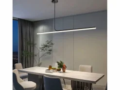 Online Lámpara Toolight Led App1659-Cp 120Cm Black Lámpara Suspendida