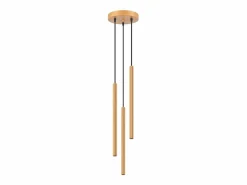 Sollux Lighting Lámparas colgantes Elara moderno de acero - 3 fuentes luminosas 3000K - L.20 x A.120 cm -