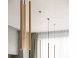 Sollux Lighting Lámparas colgantes Elara moderno de acero - 3 fuentes luminosas 3000K - L.20 x A.120 cm -